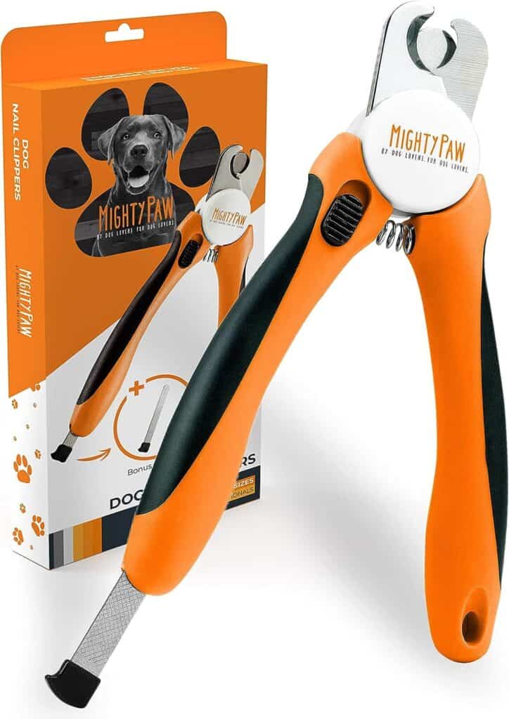 Mighty Paw Dog Nail Clippers Pet Claw Trimmers & File Grooming Set