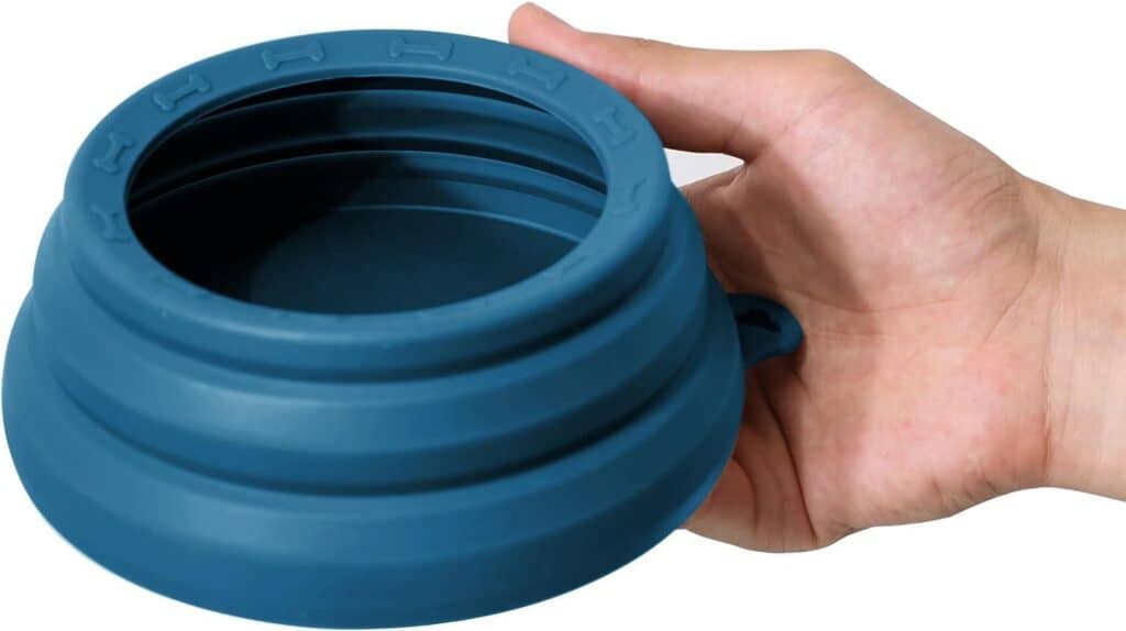 OHMO-Collapsible Dog Water Bowl No Spill from Car Movement