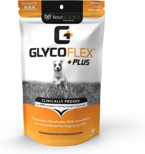 VETRISCIENCE Glycoflex Plus Clinically Proven Dog Hip and Joint Supplement